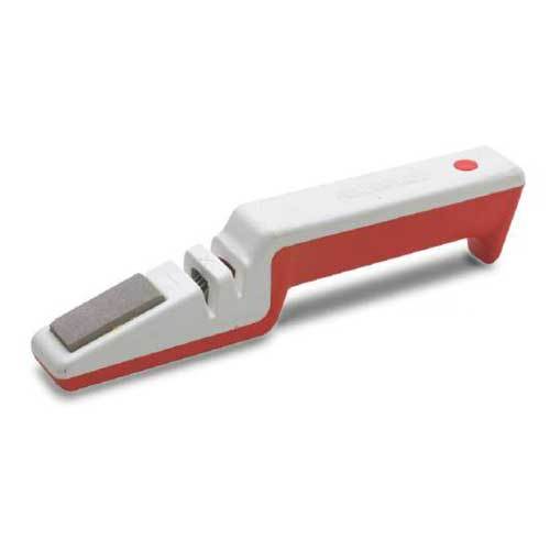 Knife Cum Scissor Sharpener - Heavy Duty Abrasive Stone, HDPE Body, 50-150g Weight | Lightweight, Easy to Clean, Multiple Sizes Available