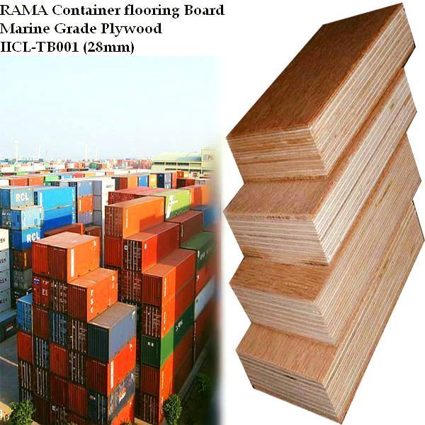 Container Floorboard Core Material: Harwood