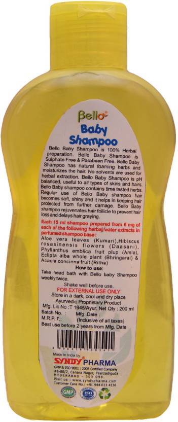 Bello Baby Shampoo Ingredients: Herbal Extracts