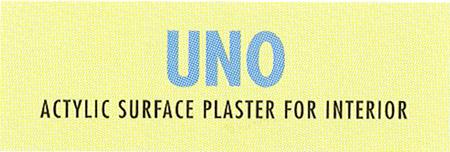 UNO - आंतरिक के लिए एक्रिलिक सतह प्लास्टर