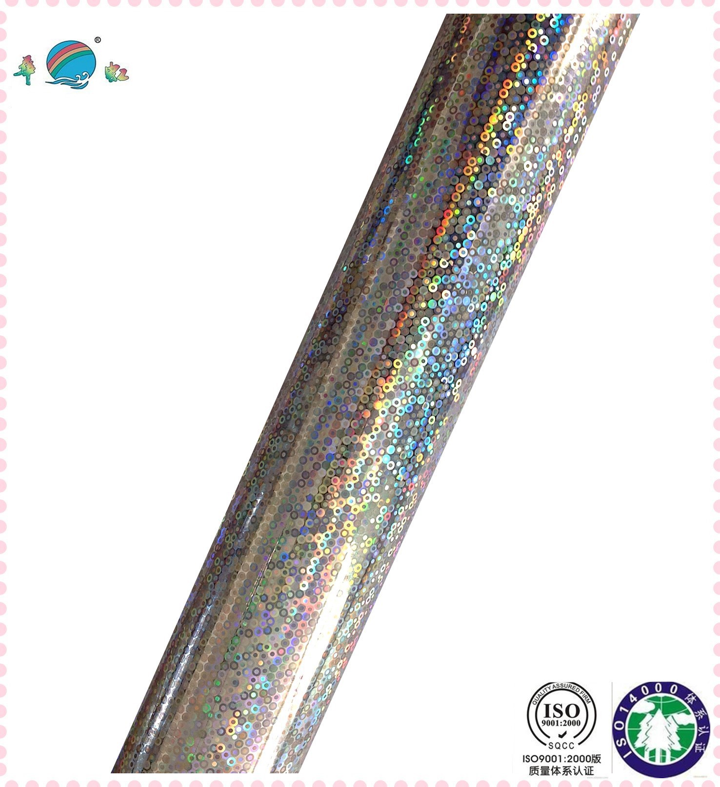 Silver Hot Stamping Foil Application: Paper