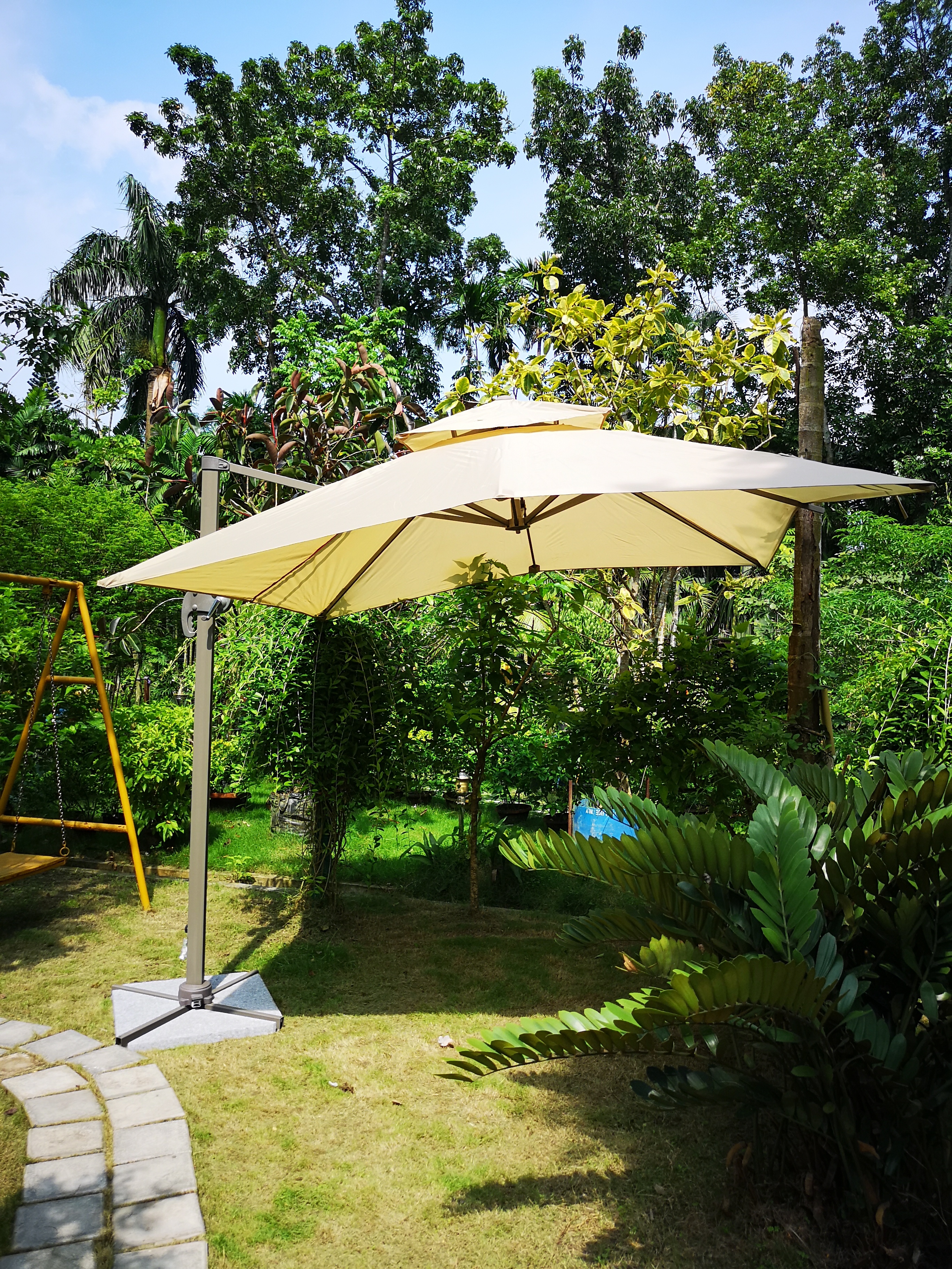 Pink Garden Umbrella