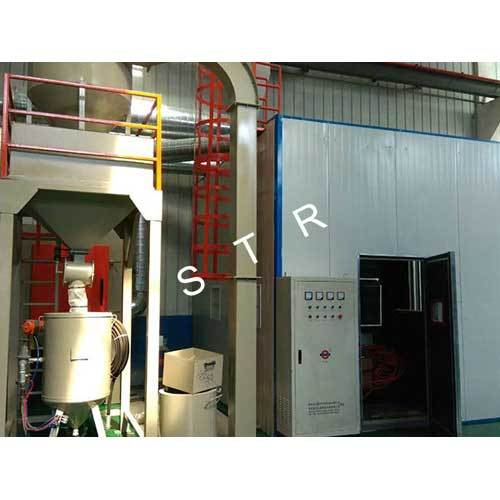 Scraper Type Automatic Recovery Shot Blasting Room