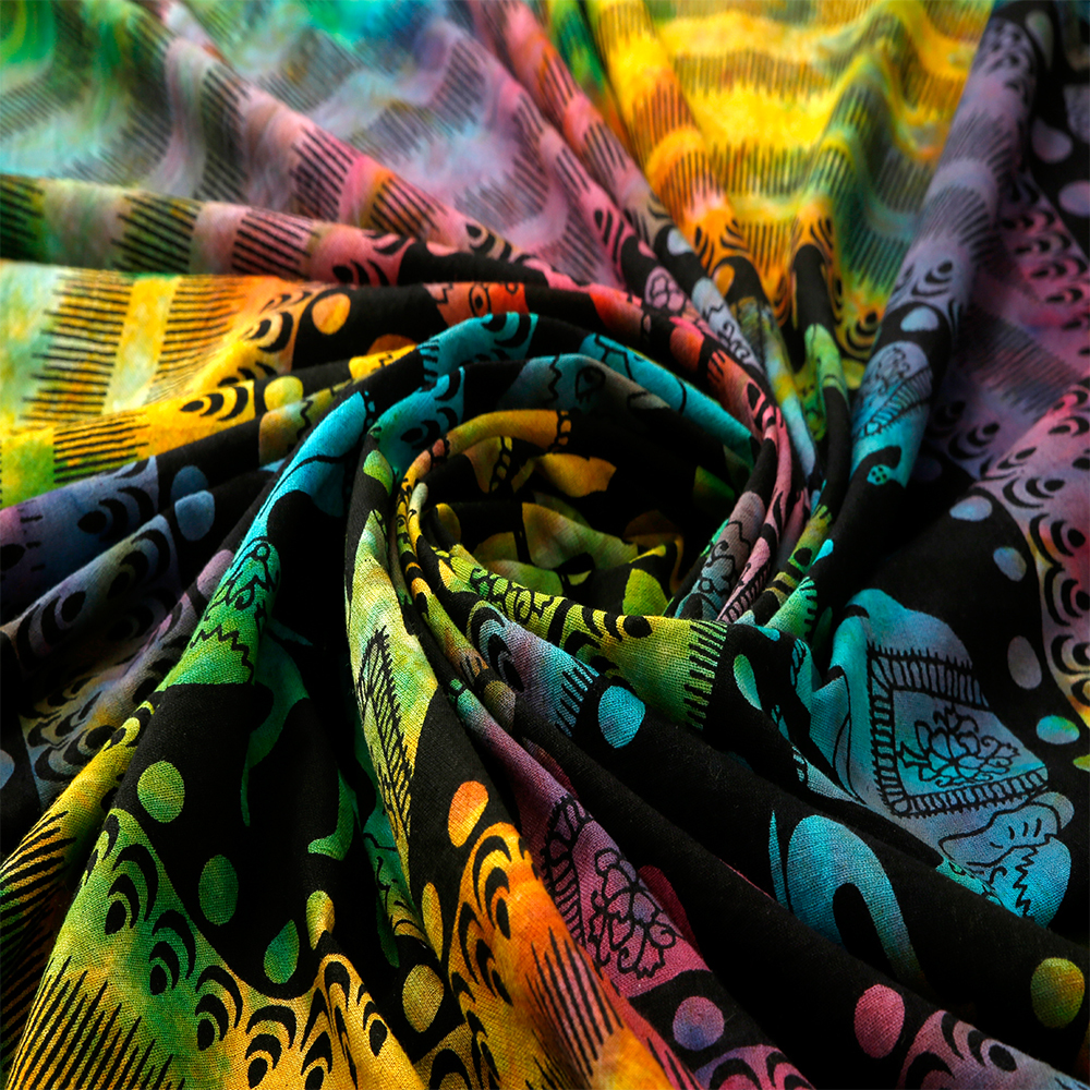 Quick Dry Zodiac Horoscope Psychedelic Celestial Multi Color Astro Tie And Dye Indian Cotton Wall Hangings Bedspread Tapestry