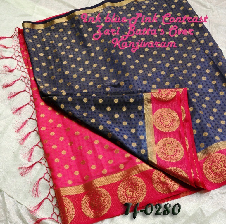 Zari Work Designer Kanjivaram Art Soft Silk Sarees