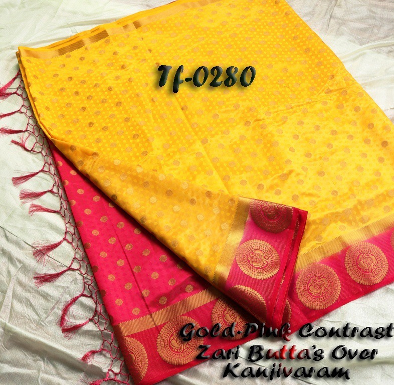 Zari Work Designer Kanjivaram Art Soft Silk Sarees