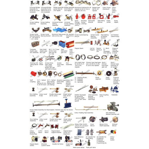 रोटरी प्रिंटिंग मशीन स्पेयर पार्ट्स