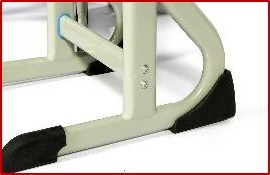 Ergonomic Institutional Benches - Pvc Injection Molded Top, Height Adjustable Desk & Chair | Special Tubular Metal Frames, Air Cushion Effect, Dimensions 625 X 405 X 820-760 Mm