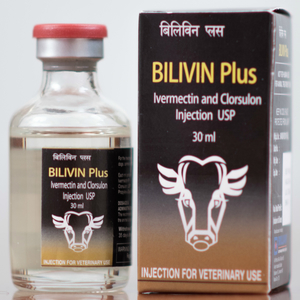 आईवरमेक्टिन आईपी (1% व/v) क्लोरसुलोन (10% व/v) इंजेक्शन 10 मिली