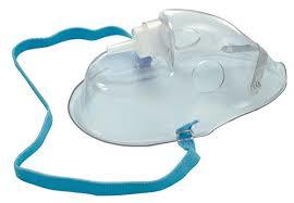 Oxygen Mask - Medical Grade Pvc, Transparent Oval Design , Waterproof And Disposable With Adjustable Strap And 210cm Multichannel Tube