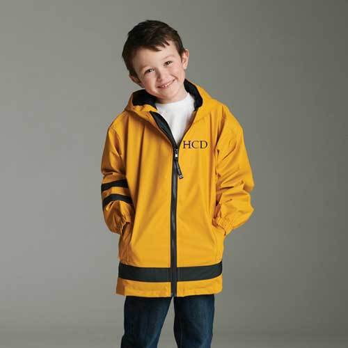 बच्चों की पीली जैकेट