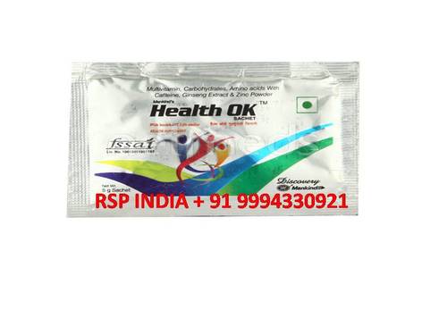 Health Ok Sachet - Powder 5x8 cm, Moisture-Proof Packaging | Convenient, Easy to Use Dietary Supplement