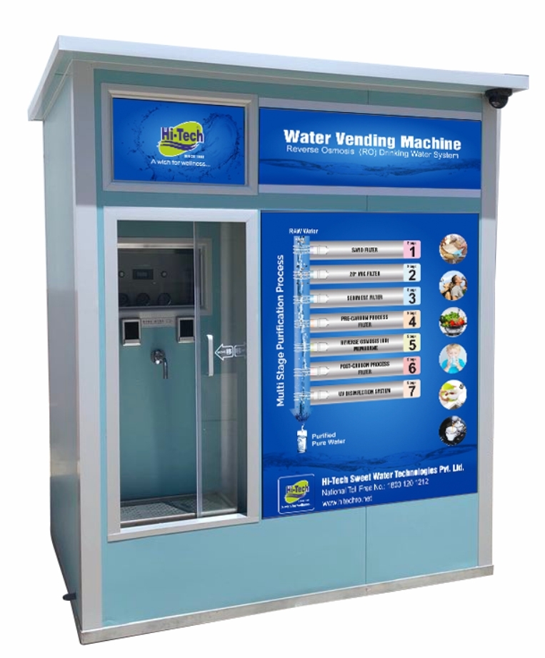 500lph Water Vending Machine - Material: Stainless Steel