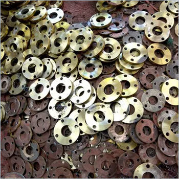 Industrial Mild Steel Flanges - Round Shape, Suitable for Pipe Fitting & Chemical Plant Applications | Durable, High-Quality Engineering Works