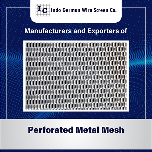 Silver Perforated Metal Mesh