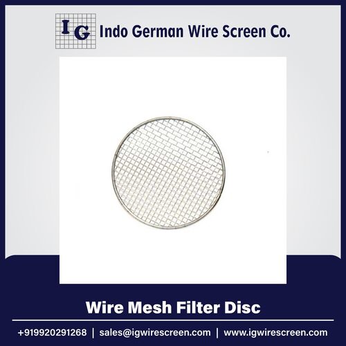 Wire Mesh Disc - Color: Silver