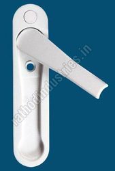 Pop Up Handle - UPVC, 5.5 Inches, White Color | Lever Type, Heat & Weather Resistant, Ideal for Swing & Sliding Doors and Windows
