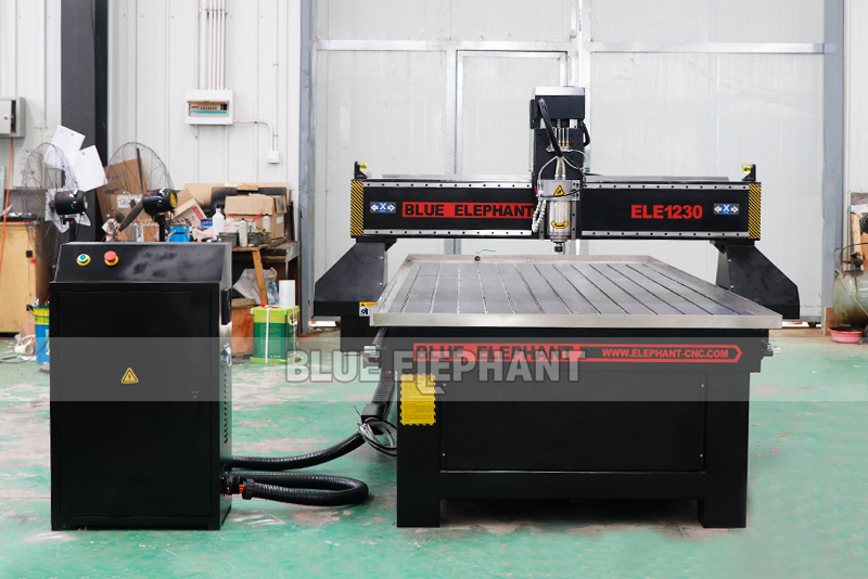 Vacuum Cleaning System Customized 1230 Cnc Wood Router For Engraving Thin Metal And Heavy Stone