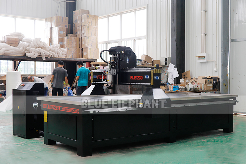 Vacuum Cleaning System Customized 1230 Cnc Wood Router For Engraving Thin Metal And Heavy Stone