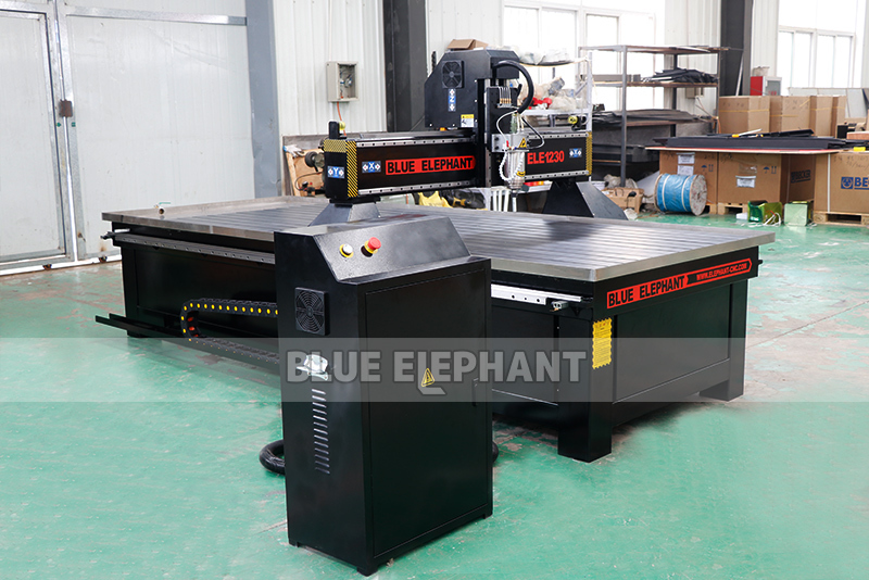 Vacuum Cleaning System Customized 1230 Cnc Wood Router For Engraving Thin Metal And Heavy Stone