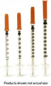 Insulin Syringes - U-100, 1 Ml Capacity, Disposable Design , Easy-to-read Unit Markings For Accurate Dosing