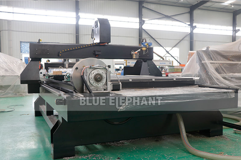 Vacuum Cleaning System 1325 4 Axis Cnc Router With Rotary Device, 3d Engraving Machine For Carving Acrylic Furniture