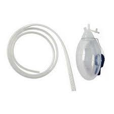 Flat Drainage Set - 100% Silicone, 20cm Perforated Flat Drain , Non-return Valve & Secure Clip