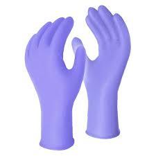 Nitrile Examination Gloves - Beaded Cuff, Blue Color | Superior Puncture Resistance, Enhanced Tactile Sensitivity, Latex-free Protection