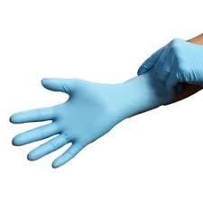 Nitrile Examination Gloves - Beaded Cuff, Blue Color | Superior Puncture Resistance, Enhanced Tactile Sensitivity, Latex-free Protection