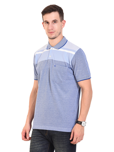 स्काई ब्लू (पुरुषों की पोलो टी-शर्ट)