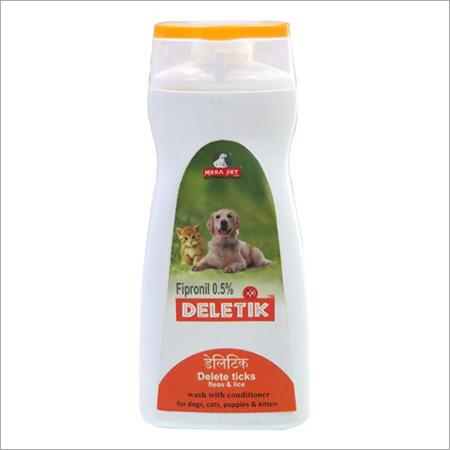 Dog Tick Fipronil Shampoo - 200 ml Liquid with 5 mg Fipronil per ml | Most Efficacious, Least Toxic Anti-Tick Solution for Dogs and Cats