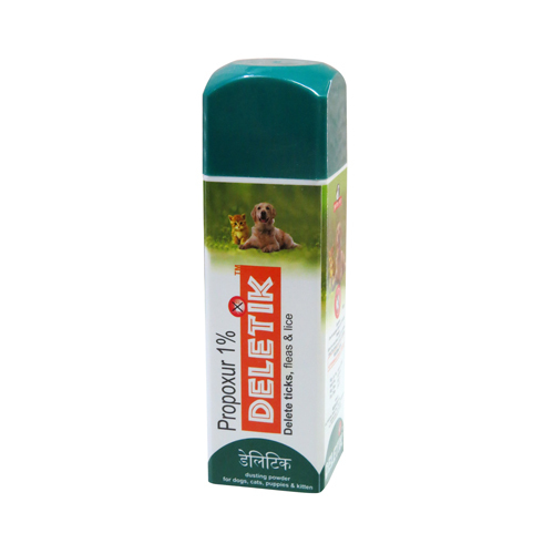 Deletik Propoxur Powder - 100g Ectoparasiticide Formula | Effective Against Ticks, Fleas & Lice for Dogs and Cats