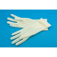 Sterile Surgical Gloves - Powdered Rubber, White Color, Sizes 5.5-9.0 | Elastic, Tear Resistant, Gamma Ray Sterilized, Disposable