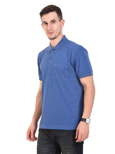 पुरुषों के POLO T-SHIRTS (रॉयल मिलेंज)