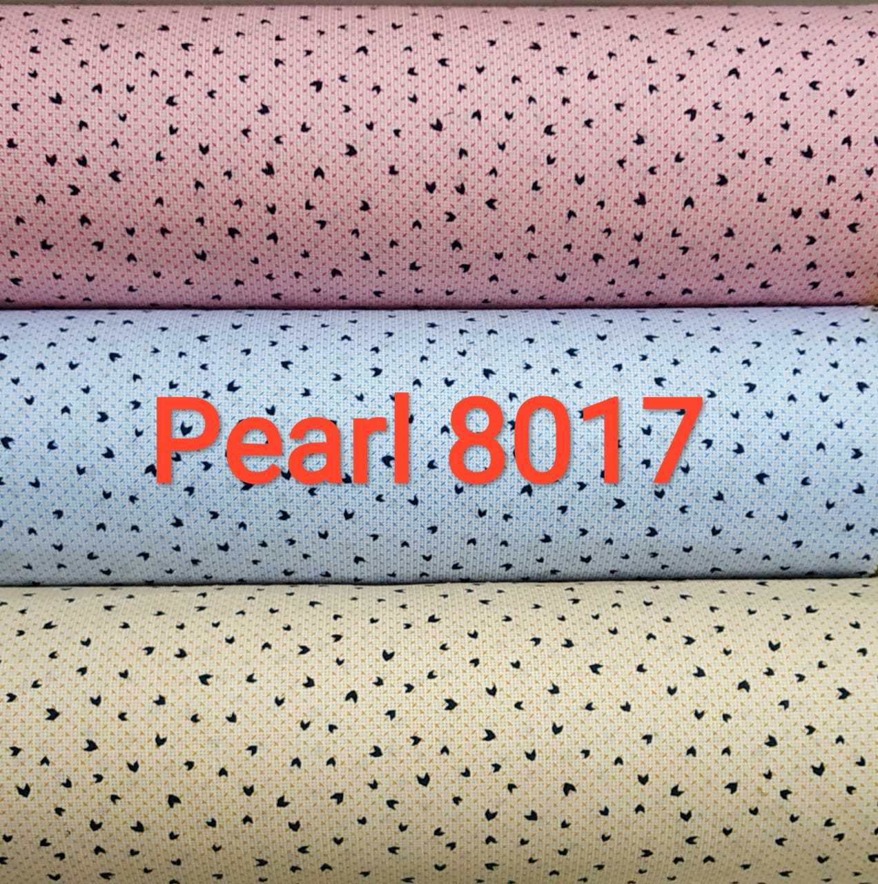 Pearl Printed Fabric - 100% 40x40 Cotton, Width: 57-58 Inches, Length: 97-98 Inches | Twill Style, Versatile Design For Various Applications