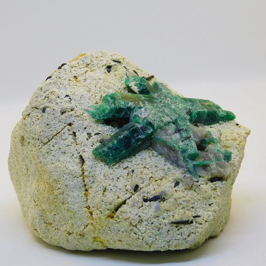 Emerald Specimen Weight: 227.8 Grams (G)