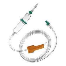 White Iv Infusion Set