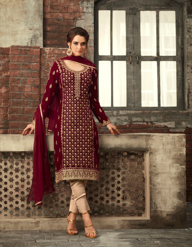 Designer Partywear Velvet Suit