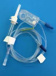 Blood Administration Set - Latex Tubing, 10 Sq. Cm Surface Area | Sharp Spike Vented/non-vented, 200 Micron Filter, Non-toxic & Pyrogen Free