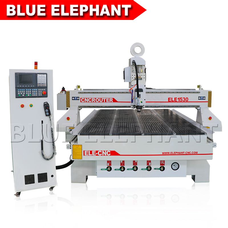 Vacuum Cleaning System 3 Axis 1530 Combination Cnc Router Woodworking Machines For Wood Door Making