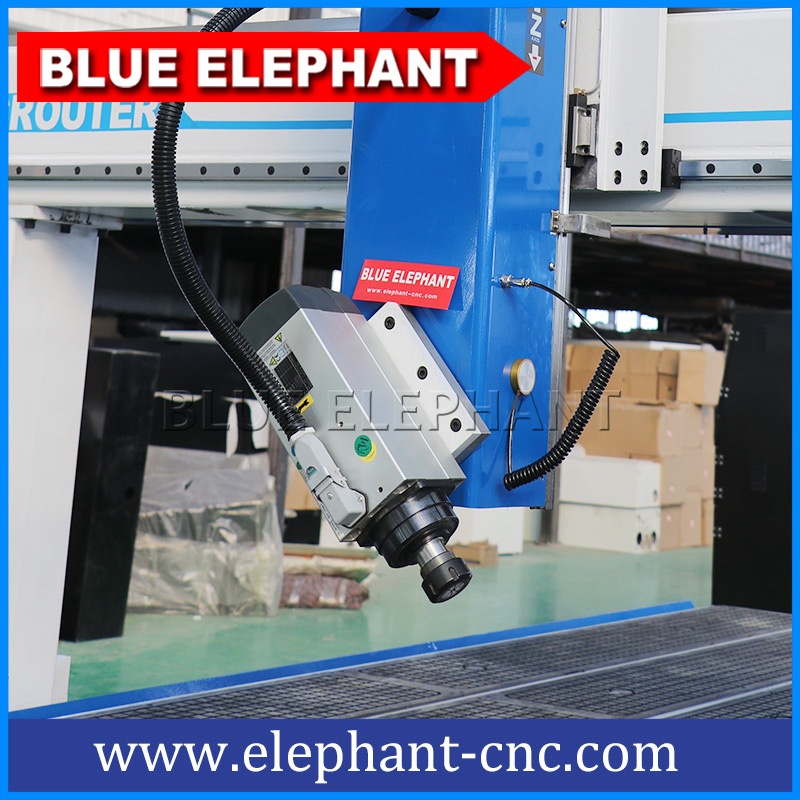 Metal 3d Wood 1836 Cnc Router High Z Axis 600mm Italian Spindle Can Rotate To 180 Degree