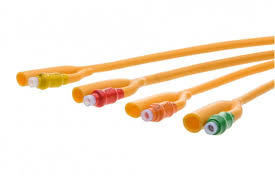 Foley Catheter - Silicone Rubber Two-lumen Design Non-stick Inner Layer | 4-layer Anti-blockage System Smooth Inflation Balloon Allergy-resistant