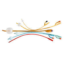 Foley Catheter - Silicone Rubber Two-lumen Design Non-stick Inner Layer | 4-layer Anti-blockage System Smooth Inflation Balloon Allergy-resistant