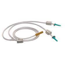 Y-shaped Tur Set - Non-toxic Medical Grade Pvc , Thumb Operated Clamps For Endoscopic Irrigation During Trans Urethral Resection Of Prostate Gland, Sterile And Individually Packed