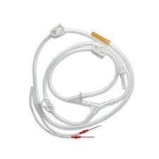 Y-shaped Tur Set - Non-toxic Medical Grade Pvc , Thumb Operated Clamps For Endoscopic Irrigation During Trans Urethral Resection Of Prostate Gland, Sterile And Individually Packed