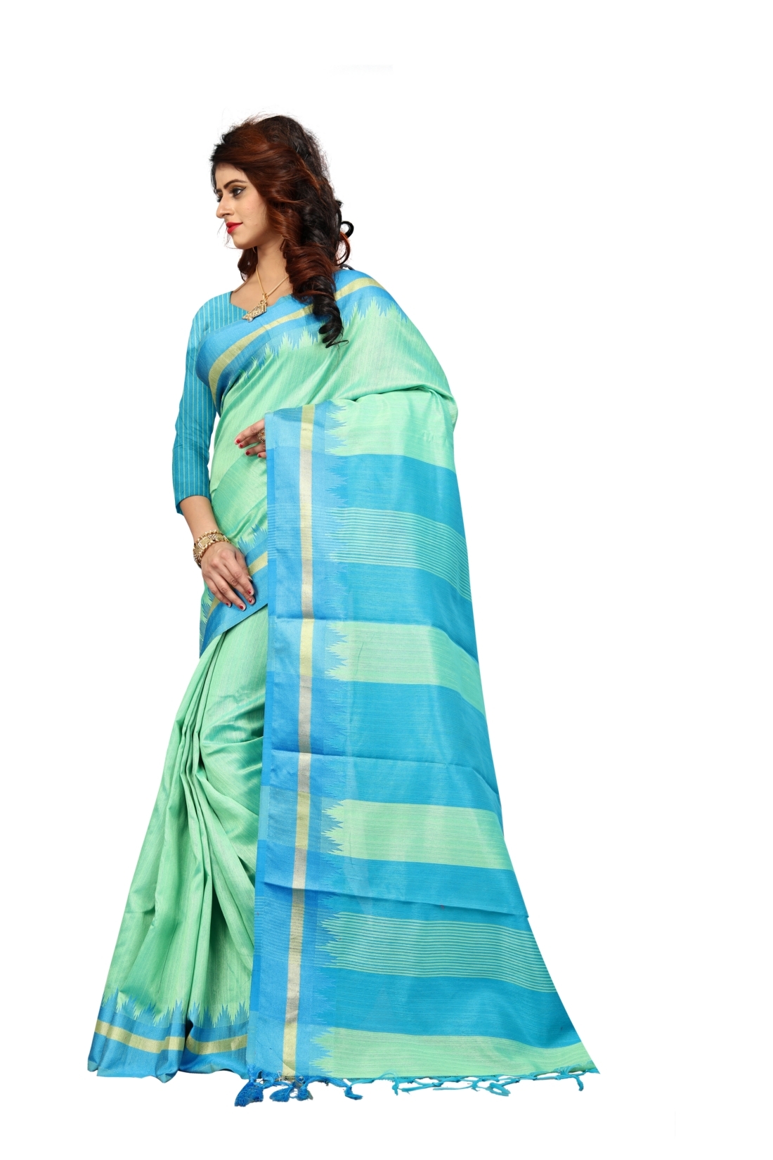 Yellow Casual Saree