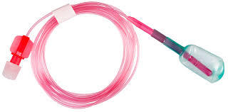 Rectal Catheter - Medical Grade Pvc, Disposable Design With Open Lateral Eye For Efficient Drainage | Color-coded Funnel Connector For Easy Size Identification