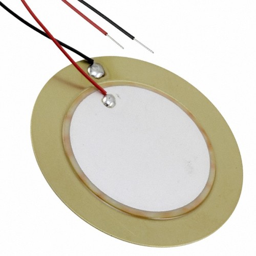 Piezo Buzzer - Ceramic, 16mm Diameter, 3-12V Operating Voltage, 85dB Sound Pressure Level, 4kHz Frequency, -20°C to 85°C Operating Temperature, 100mm Lead Wire Length