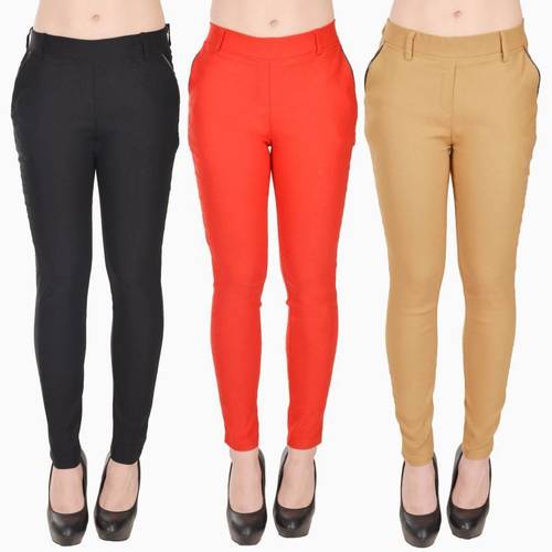 5 रंग उपलब्ध हैं लेदर पॉकेट जेगिंग