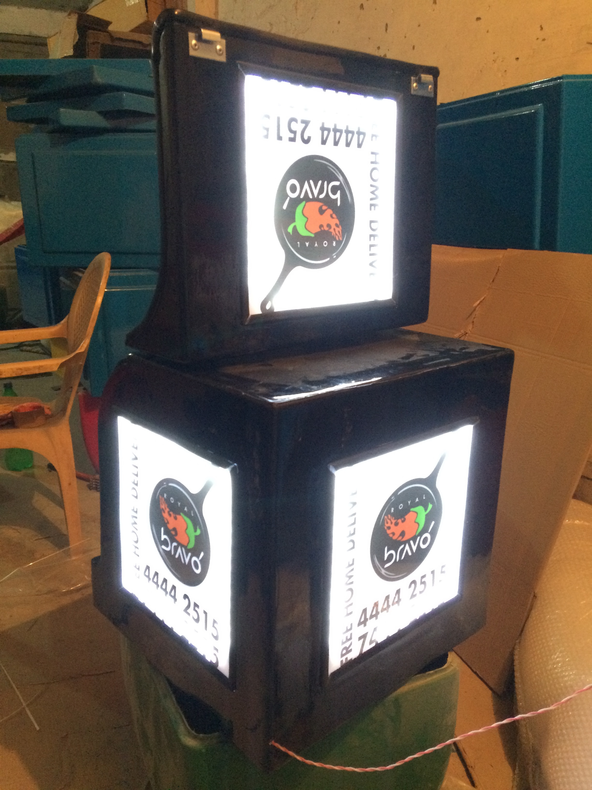 Led Bike Delivery Boxes